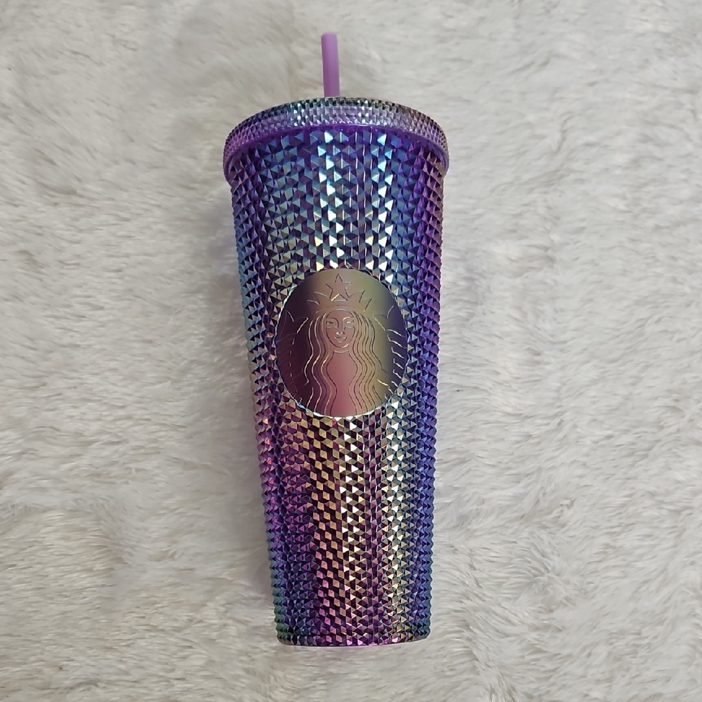 Starbucks Iridescent Tumbler with Straw
